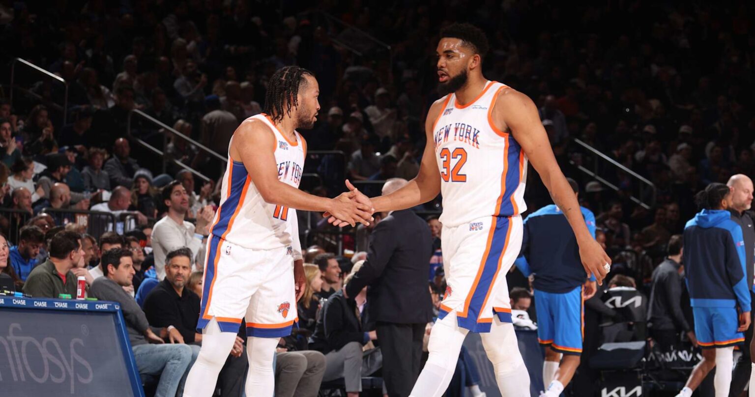 Karl-Anthony Towns Thrills NBA Fans as Jalen Brunson, Knicks Beat Barnes, Raptors