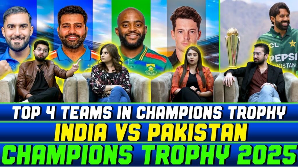 Champions Trophy 2025 | Top 4 Teams | India vs Pakistan Clash | Opening Ceremony | Sports Roundup