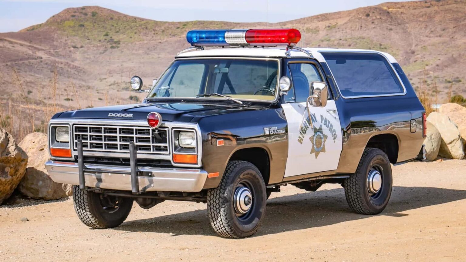 This Dodge Ramcharger Is the Best Vintage Cop Car