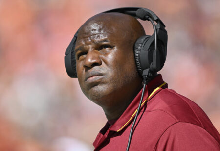 Eric Bieniemy. former Chiefs and Commanders OC, returns to NFL as Bears’ RB coach