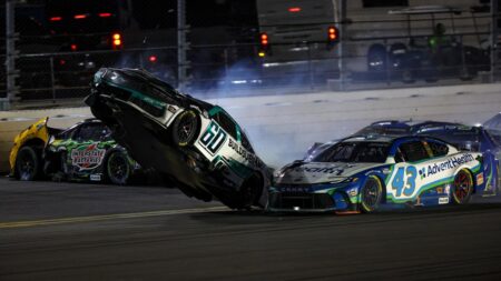 Daytona 500 sees highest total of cars involved in crashes in that race since 2019