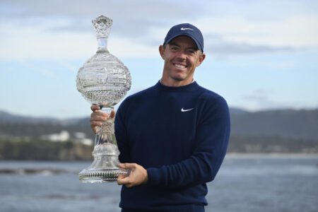 Rory McIlroy overpowers Pebble Beach and wins in a runaway