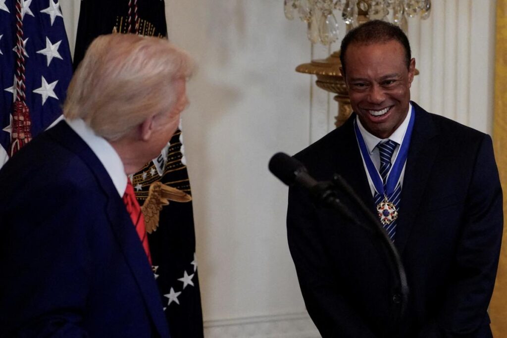 Tiger Woods goes to White House for PGA Tour-LIV Golf merger talks, Black History Month