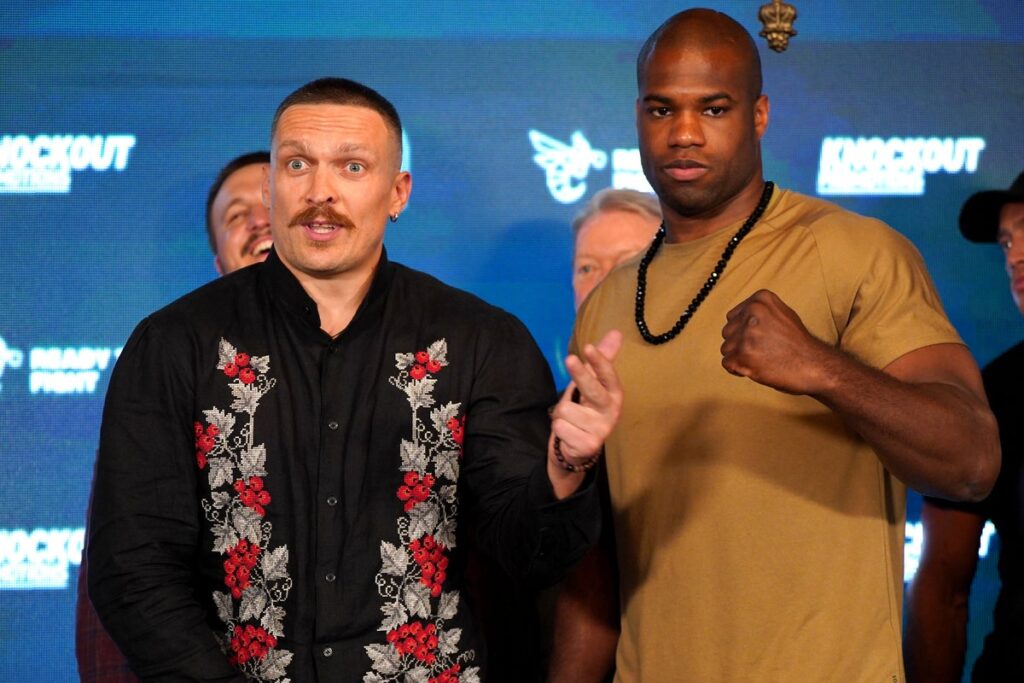 Oleksandr Usyk offers brief response to Daniel Dubois illness and Parker vs Bakole fight