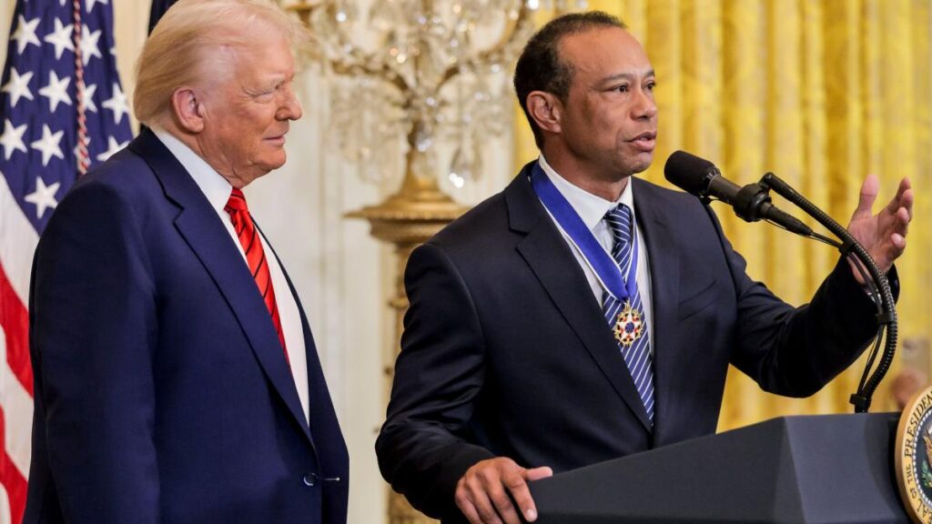 Tiger Woods, PGA Tour commissioner and PIF governor meet Thursday with President Trump at White House