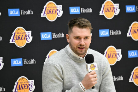 Luka Dončić wants to take high road, says playing with LeBron is dream come true at Lakers intro presser