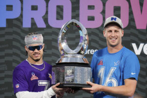 Lions QB Jared Goff wins Pro Bowl Games offensive MVP honors in NFC’s 76-63 win over AFC