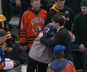 Islanders Marc Gatcomb Celebrates With Family & Friends After First-Ever Game Back Home As An NHLer