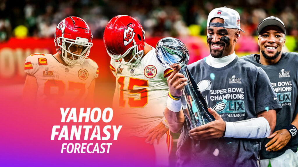 Super Bowl recap: Eagles deny Chiefs three-peat emphatically + End of Kelce era? | Yahoo Fantasy Forecast