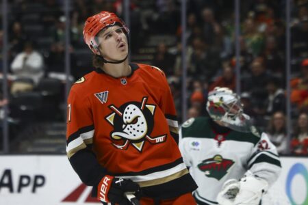 Why NHL Suspended Ducks’ Trevor Zegras For High Hit On Red Wings’ Rasmussen