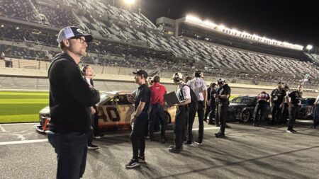 Dale Earnhardt Jr. must wait one more night to see if JR Motorsports’ car will make Daytona 500