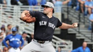 Carlos Rodon struggles in first start of spring as Yankees fall to Blue Jays