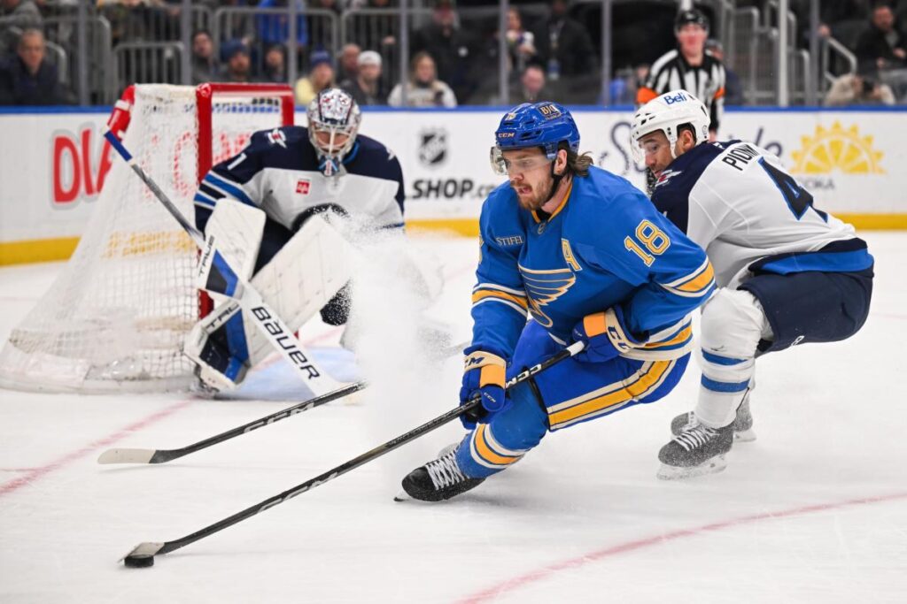 Three Takeaways From Blues’ 4-3 Shootout Loss Against Jets