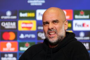 Pep Guardiola responds to ‘sacked in the morning’ jibes before Man City v Real Madrid in Champions League