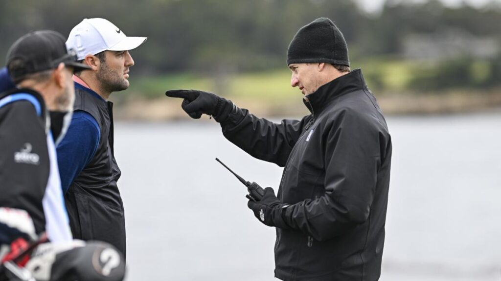 Scottie Scheffler’s beach adventure ends with a ‘lucky’ par at Pebble