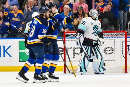 Three Takeaways From Blues’ 7-2 Win Against Kraken