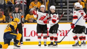 Nico Daws tallies first NHL shutout as Devils dispatch Predators, 5-0