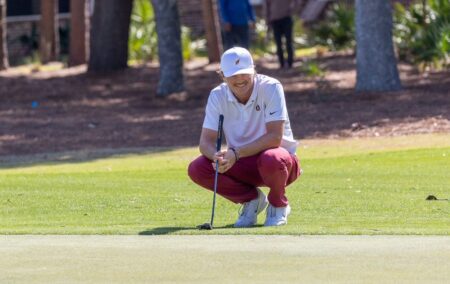 Ahead of next PGA Tour start, Luke Clanton wins first college event of spring season