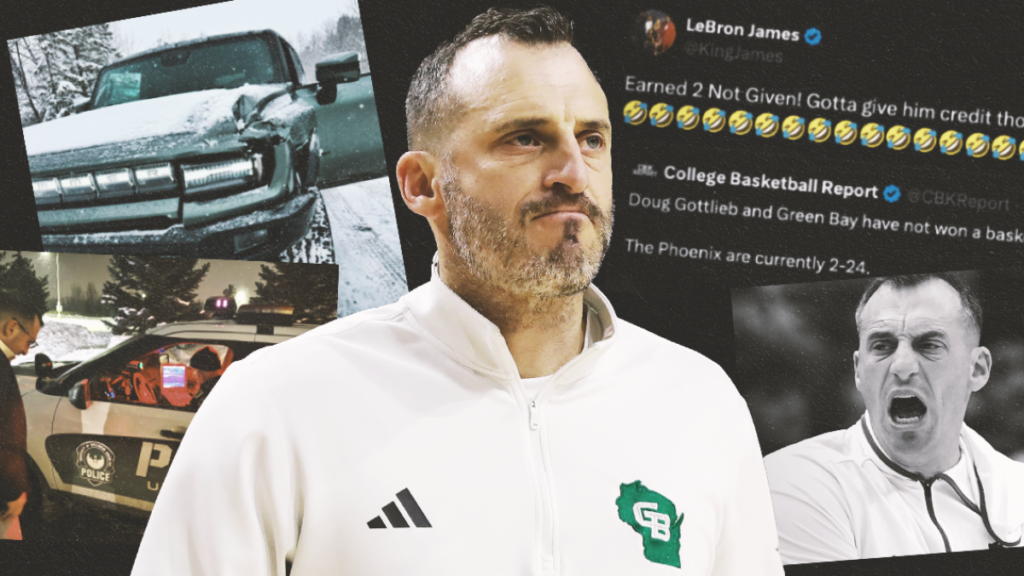 Doug Gottlieb fights back: Radio host-turned-coach takes on car crashes, snow, LeBron James and lots of losing