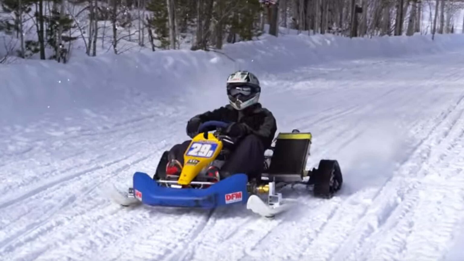 This Shifter Kart Turned Snowmobile Looks Like Pure, Dumb Fun