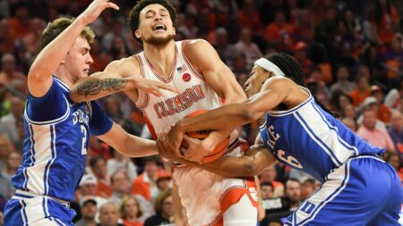 Clemson shocks No. 2 Duke, ends nation’s longest winning streak at 16 games as ACC race gets tighter