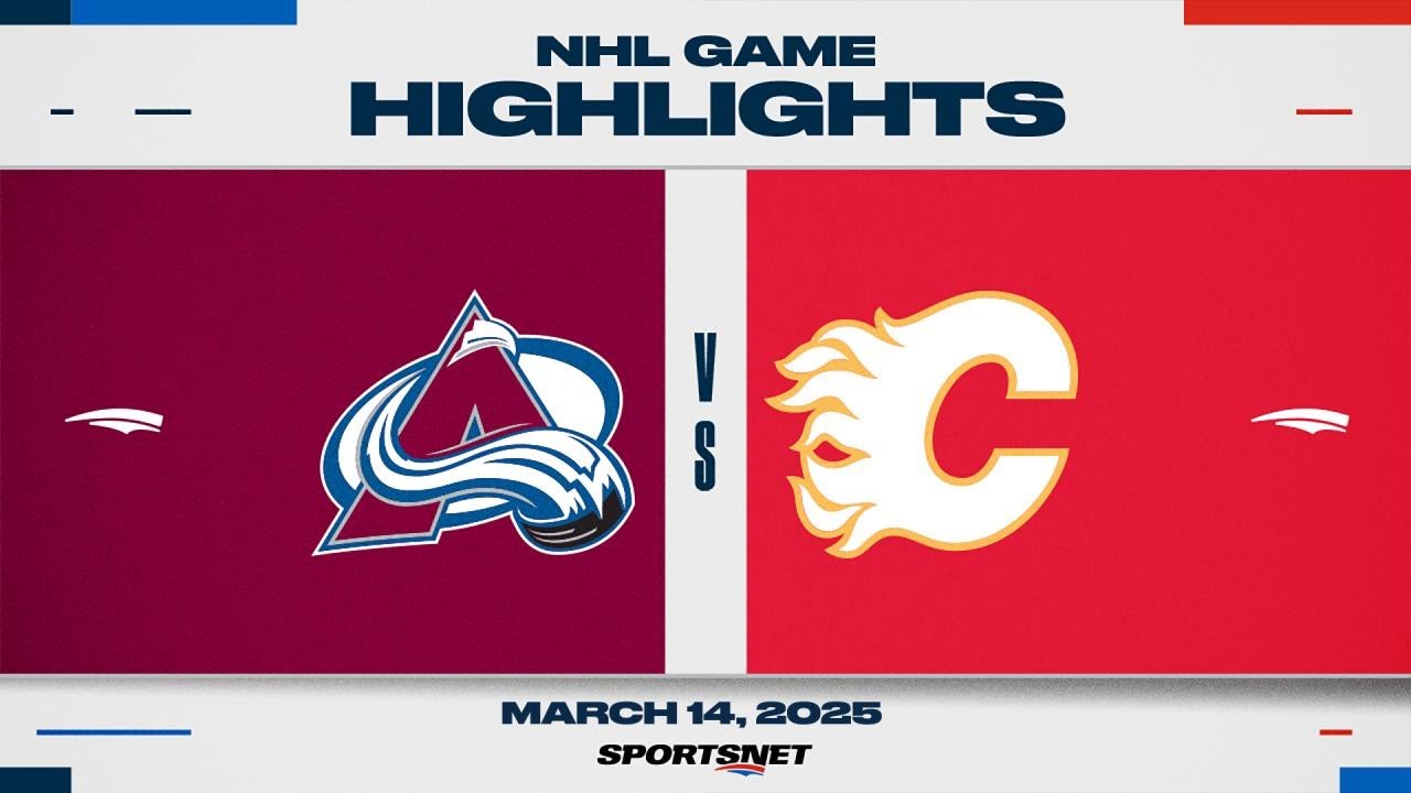 NHL Highlights | Avalanche vs. Flames - March 14, 2025