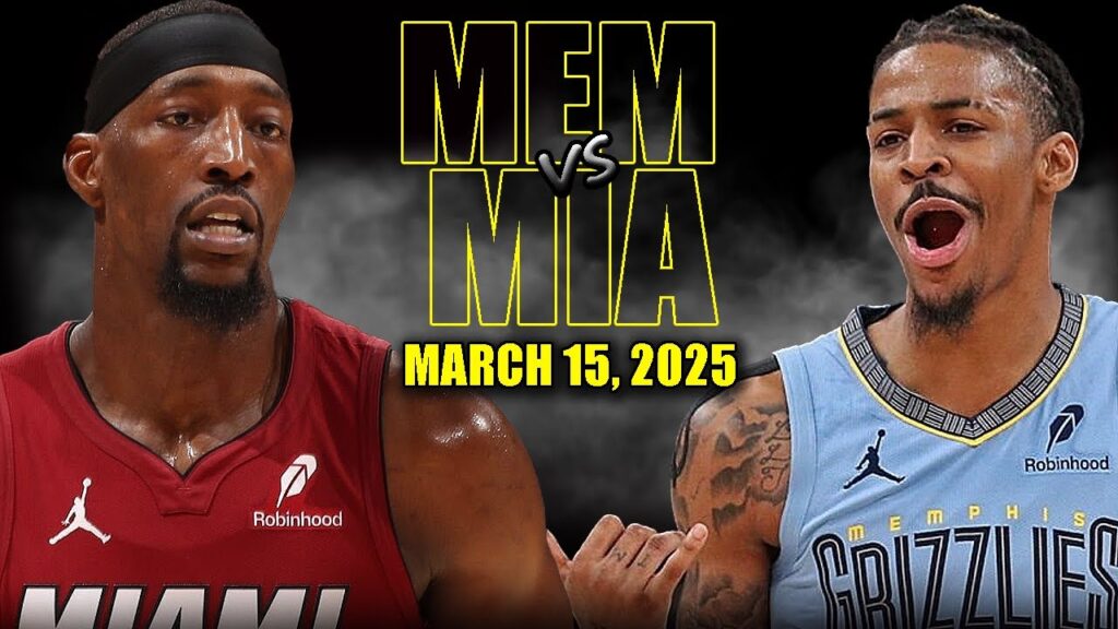 Memphis Grizzlies vs Miami Heat Full Game Highlights – March 15, 2025 | NBA Regular Season