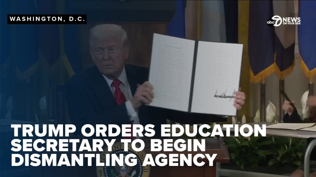 FULL SPEECH: Trump signs order to start dismantling U.S. Department of Education