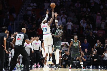 Heat C Bam Adebayo fined K for making inappropriate contact with official after controversial ending