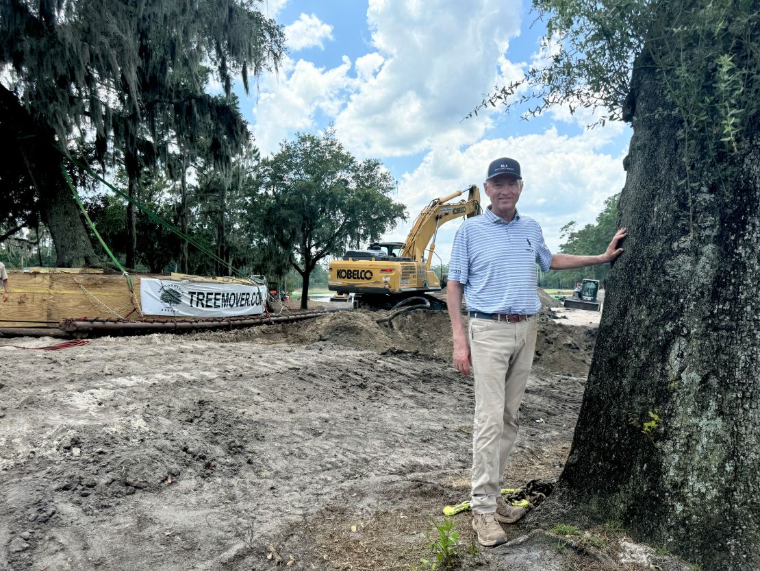 Love played an integral role in restoring the tree.