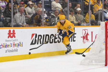 New Predators Forward Michael Bunting Breaks The Ice