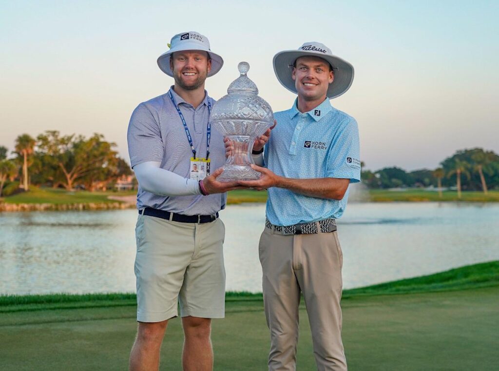 Caddie Joe LaCava Jr. follows in famous father’s footsteps, caddies for first PGA Tour win