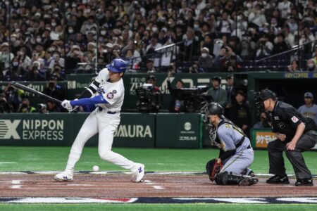 Dodgers fall to Hanshin Tigers in final tuneup before start of season