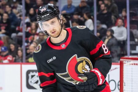 Ottawa Senators Defenceman Jake Sanderson Escapes Injury After Cross-Check To The Back Of The Neck Saturday