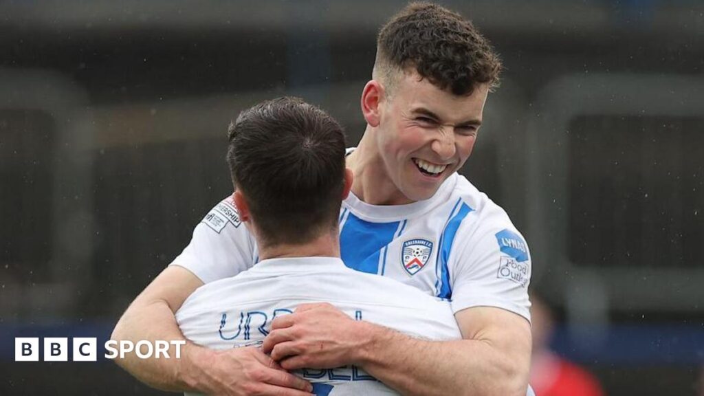 Irish Premiership: Crusaders and Coleraine win to secure top six places