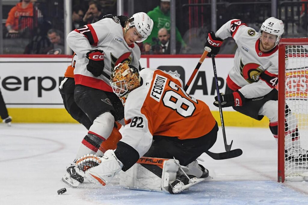 Ottawa Senators Defeat Philadelphia Flyers 5-2 in Gritty Road Win