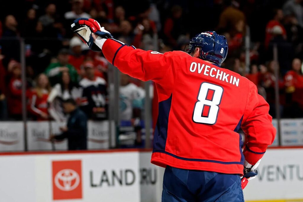 Alex Ovechkin Reaches 1,600 Points, Nine Goals Away From Breaking Gretzky’s Goal Record