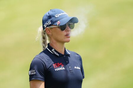 LPGA star Charley Hull threw up, ran a personal best and is still in contention at HSBC