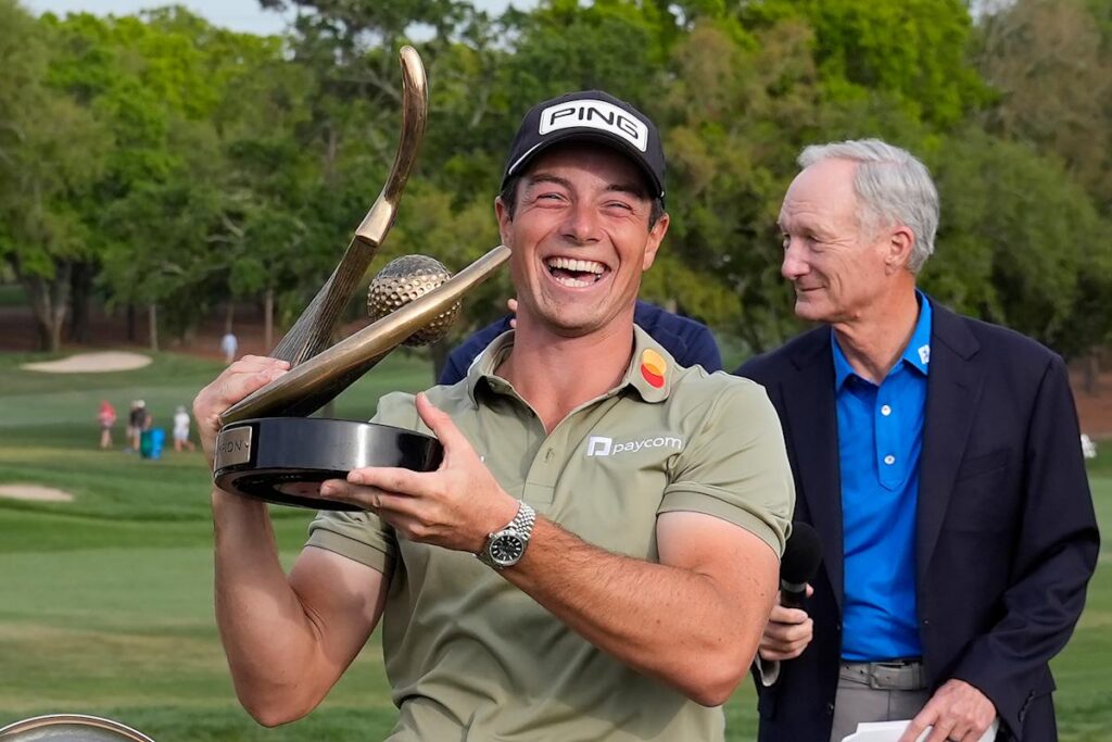 Viktor Hovland’s pursuit of hitting pure golf shots is really not that complicated