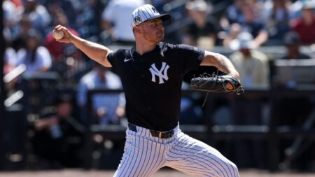 Yankees' Clarke Schmidt dealing with shoulder soreness, scratched from Monday's spring start