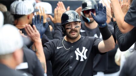 Austin Wells homers again as Yankees tie Rays, 3-3