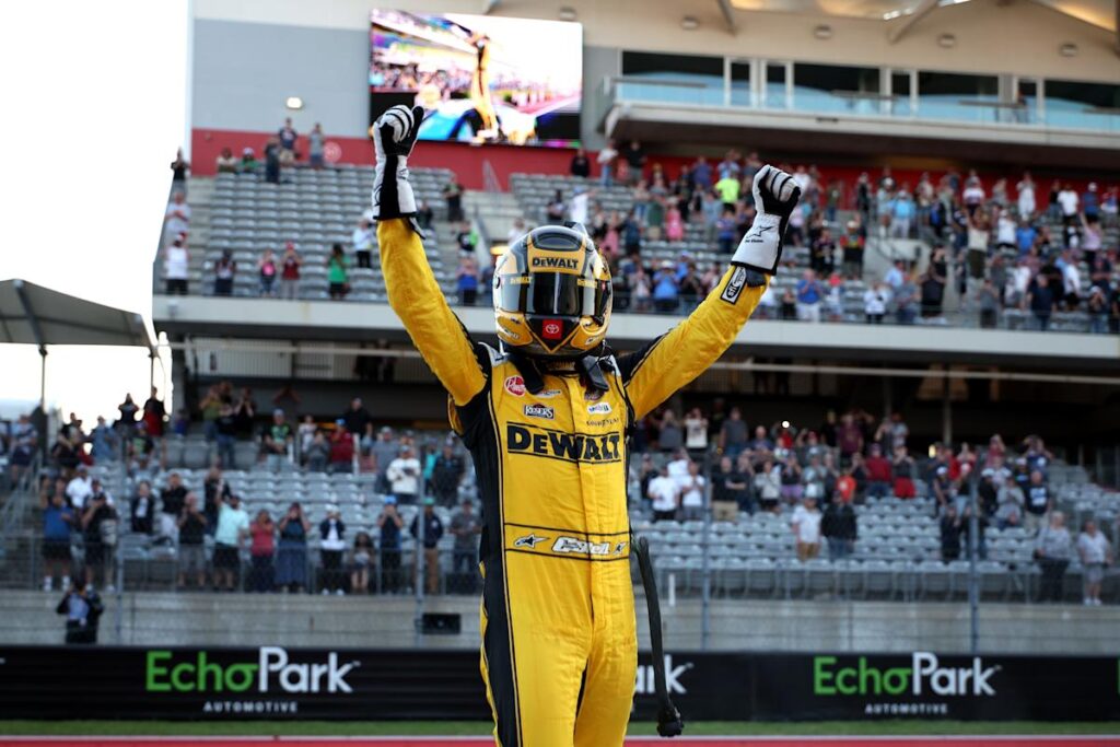 NASCAR takeaways: Christopher Bell goes back-to-back, beating William Byron at COTA race