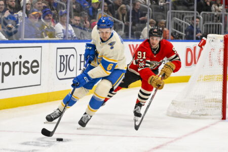 (3-22-25) Blackhawks-Blues Gameday Lineup