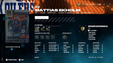 Mattias Ekholm Is The Third 99 Overall Player In NHL 25