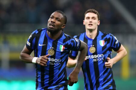 Inter Milan hype “Ctrl+V” Marcus Thuram goals vs AC Milan & Feyenoord