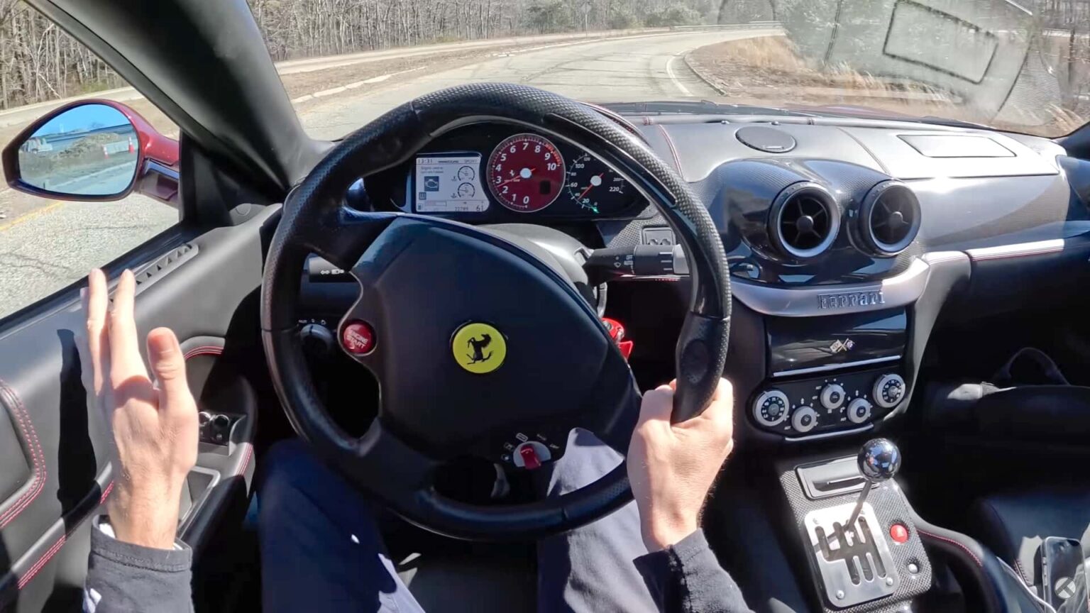 Driving a Ferrari 599 With a Stick Seems Like Heaven