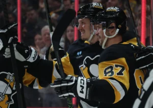 Penguins Top Blues In 5-3 Thriller To Win Third Straight