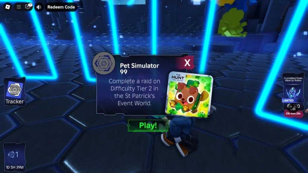 How to complete The Hunt quest in Pet Simulator 99 Roblox