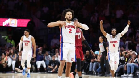 Watch Cade Cunningham’s banked-in game-winner at buzzer, Pistons’ win extends Heat losing streak to nine