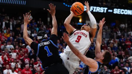 2025 March Madness scores, winners and losers: Auburn’s Tahaad Pettiford steps up, BYU holds off Wisconsin